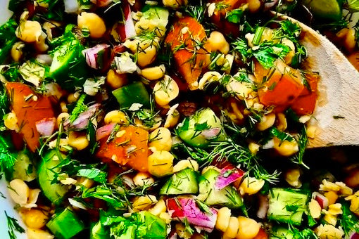 Mediterranean Chickpea Salad