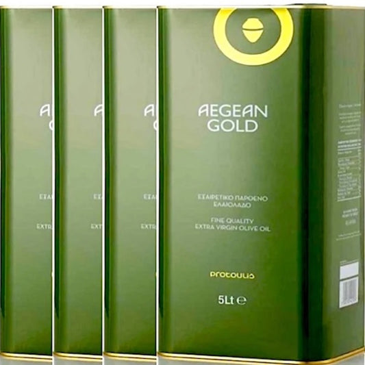 AEGEAN GOLD Extra Virgin Olive Oil 4x5L