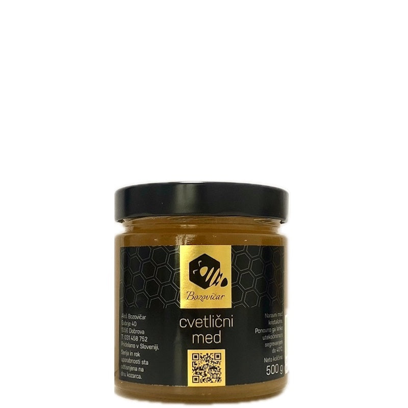 slovenian organic flower honey - cvetlični med