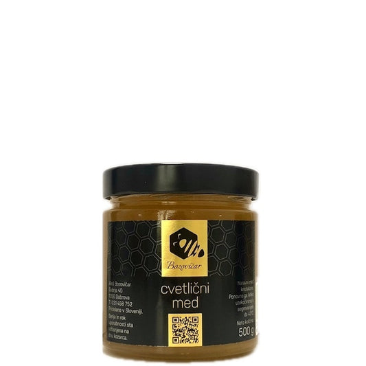 slovenian organic flower honey - cvetlični med